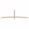 Ekena Millwork Bellingham Timber Gable Bracket, Douglas Fir, 108"W x 31 1/2"H x 3 1/2"D x 3 1/2"F, 7/12 Pitch GBW108X31X0404BEL00SDF - alternate 1